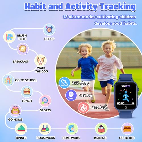 Kids Smart Watch with 26 Games, HD Camera, Touchscreen P764017