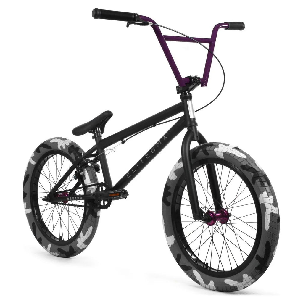 Black Camo and Purple 20 In. BMX Bike J6711
