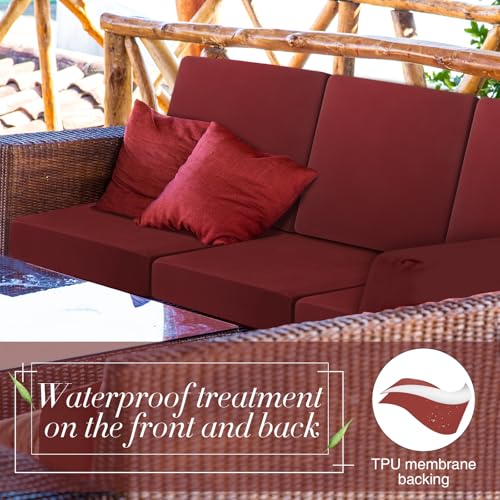 Set of 4 Waterproof Stretch Cushion Covers A38871