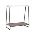 Short Pewter Wooden Clothing Rack J20267