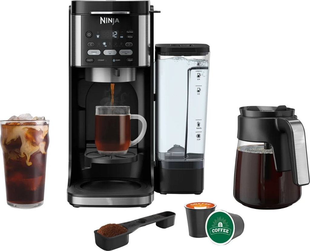DualBrew XL Grounds & Pods Hot & Iced Coffee Maker E628