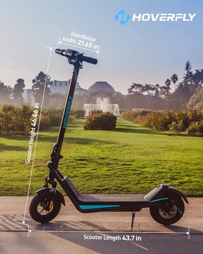18/25 Mile Range 20Mph 500W 10'' Solid Tire Foldable Electric Scooter O815