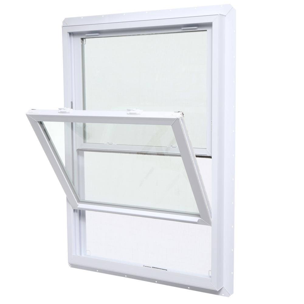 33.75 in. x 48.75 in. Double Hung White Vinyl Window with Nailing Flange O62294