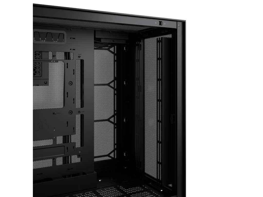 Black Super Mid-Tower Tempered Glass Airflow Case Q33087