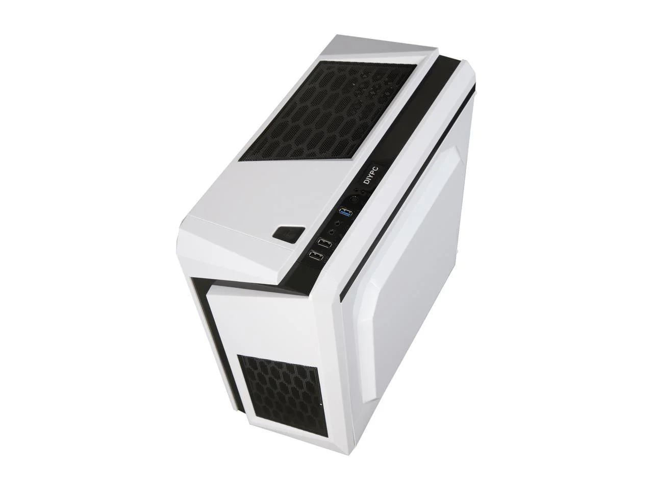 White SPCC Micro ATX Mini Tower Computer Case L707