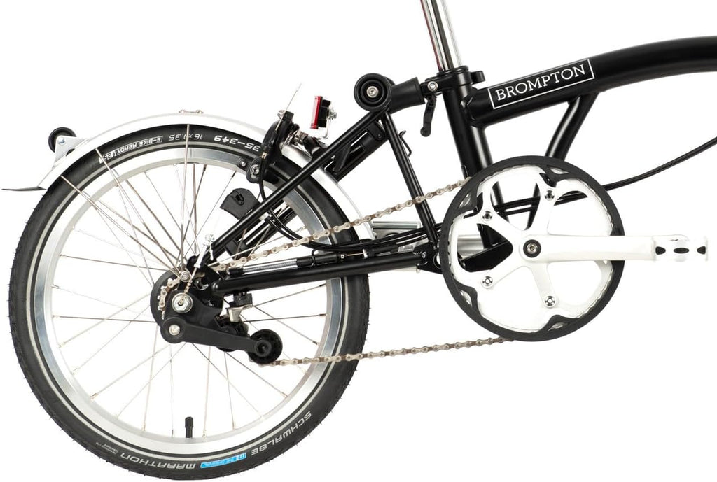 Black 6 Speed Folding Bike U3693