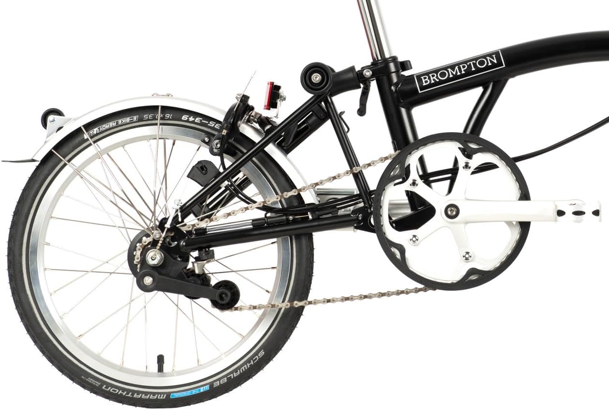 Black 6 Speed Folding Bike U3693