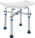 Adjustable Height Heavy Duty Shower Chair (Support 350lb) G596