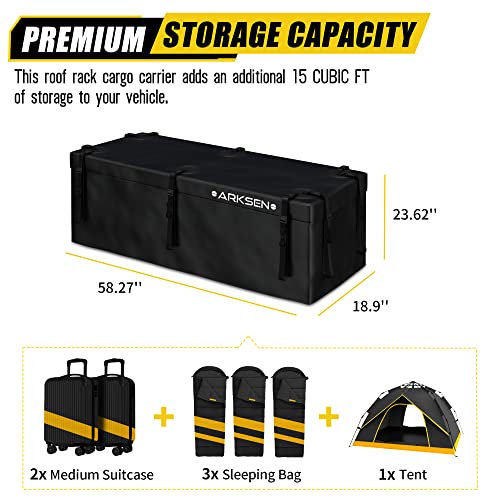 Hitch Cargo Carrier Bag Waterproof 15 Cubic Feet Z260107