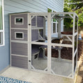 Large 4 Tiers Cat House with Run G871080