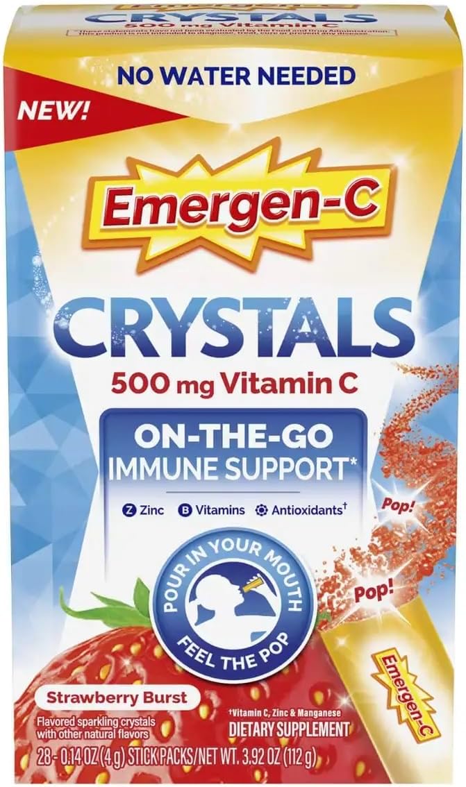 Strawberry Burst 28 Stickpacks Pack of 2 Vitamin C Supplement Q8565