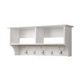 White Hanging Entryway Shelf O34296