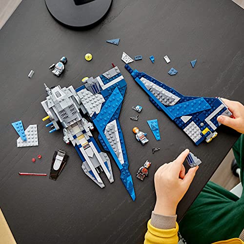 LEGO Star Wars Mandalorian Starfighter 544 Pieces Building Kit with 3 Minifigures K927010