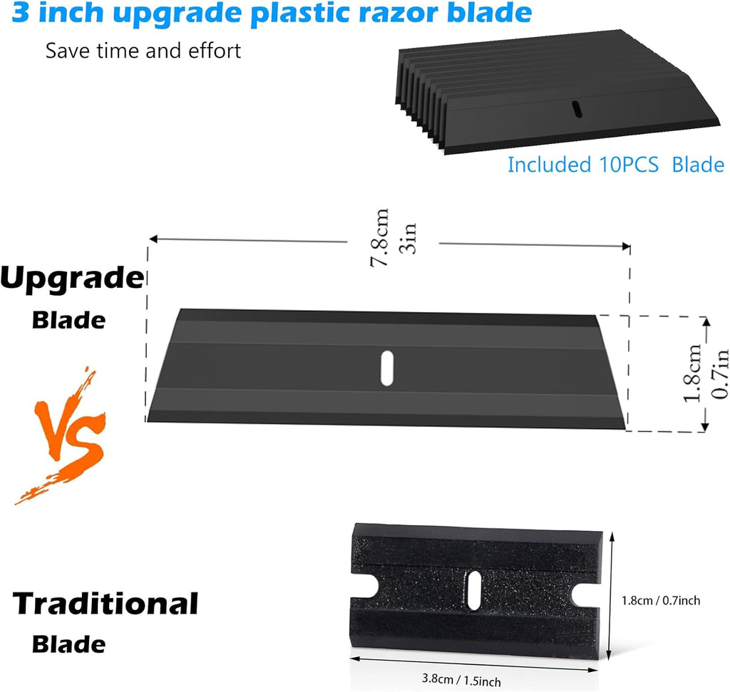 Razor Blade Scraper Putty Knife Floor Paint Scraper I33522