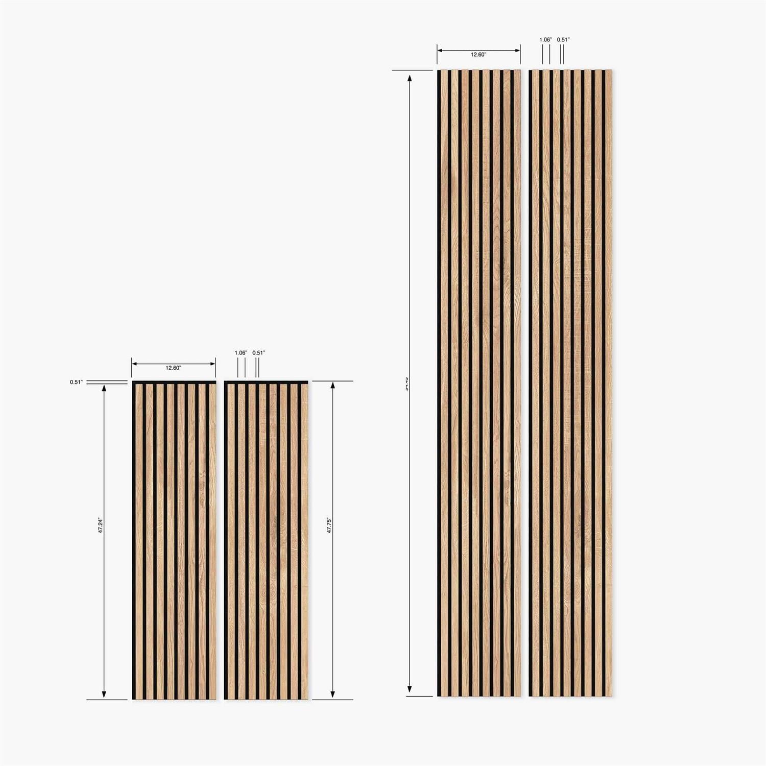 Oak Acoustic Slat Wood Wall Panels X598