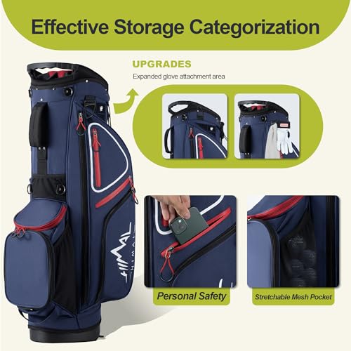 14 Way Golf Stand Bag with 10 Pockets W256261