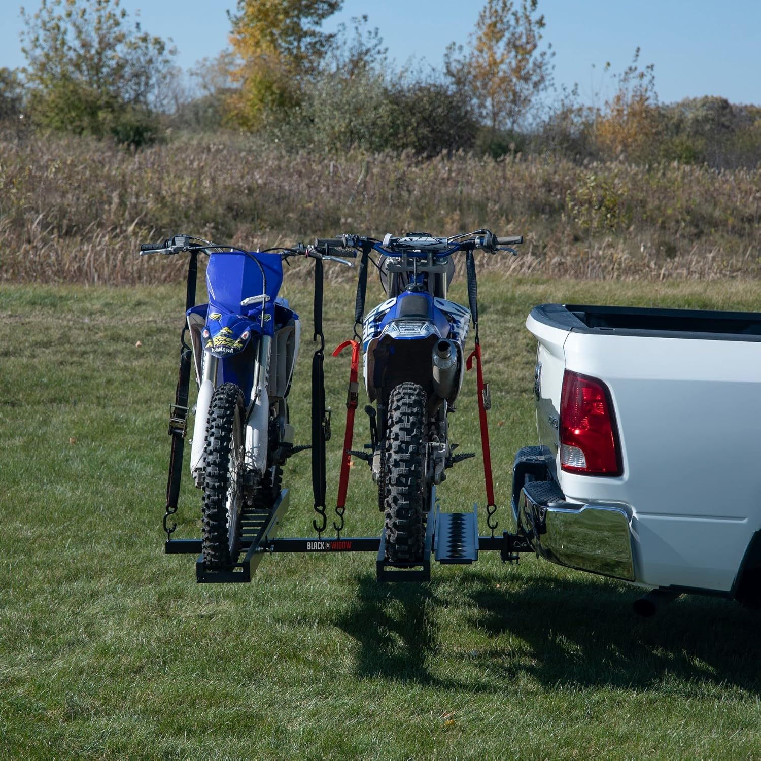 Black Anodized Aluminum Double Dirt Bike Carrier O6000