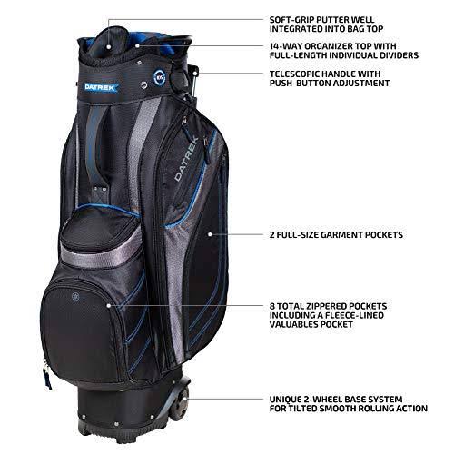 Navy Charcoal Red Golf Cart Bag Z960646