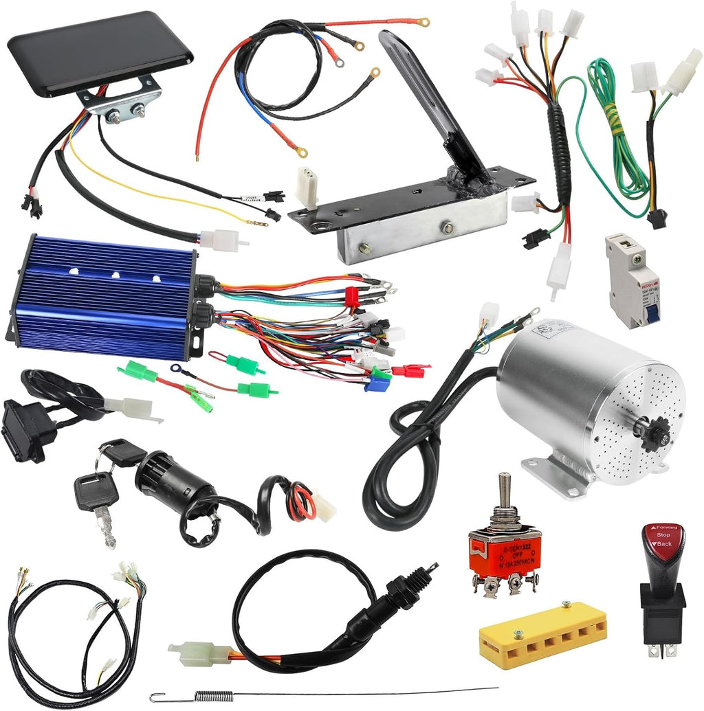 3000W 72V Brushless Electric Motor Kit with Speed Controller A6278