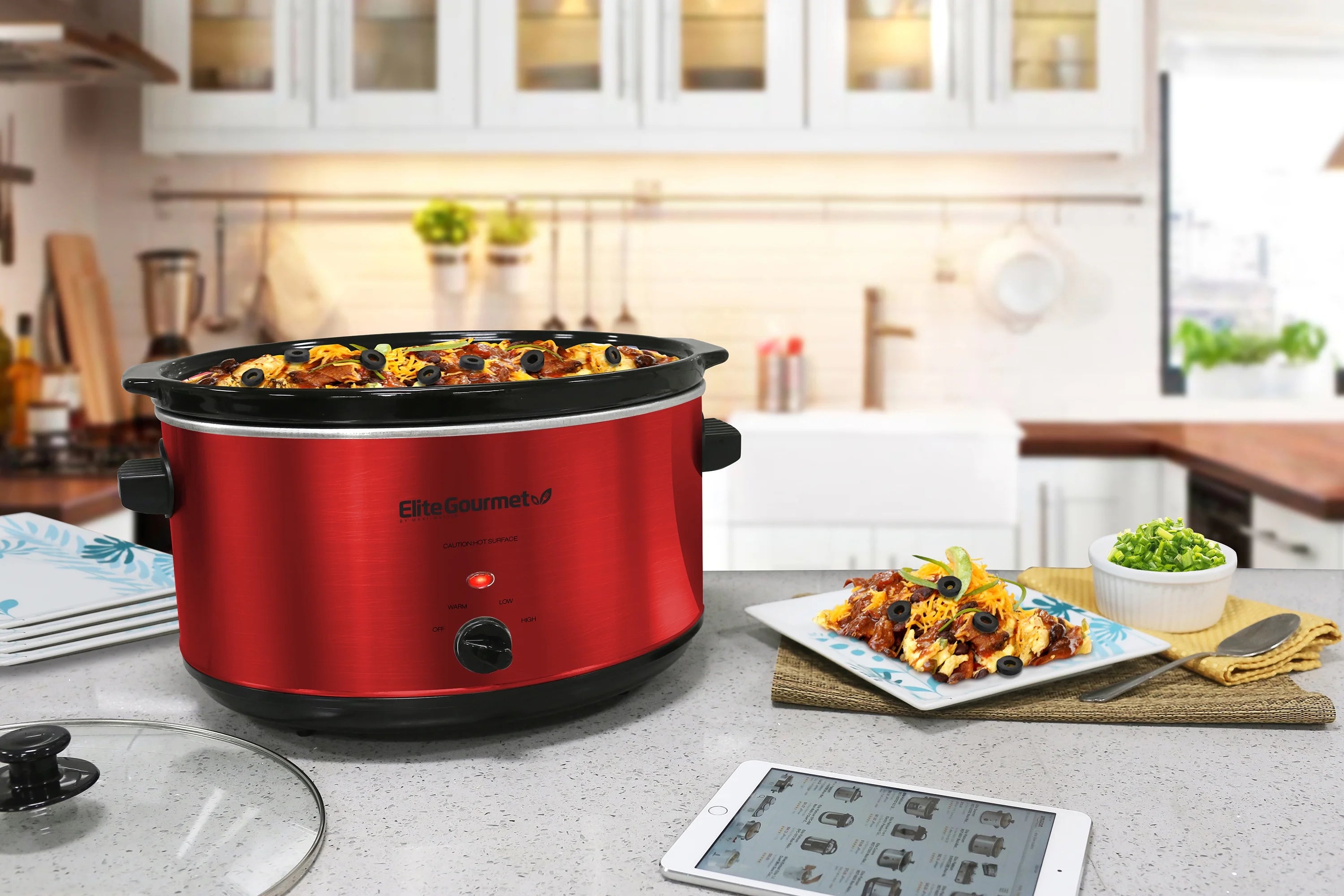 8.5Qt Stainless Steel Slow Cooker Y36196
