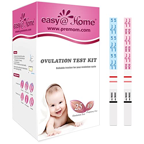 50 Ovulation Test Strips and 20 Pregnancy Test Strips Combo Kit D891