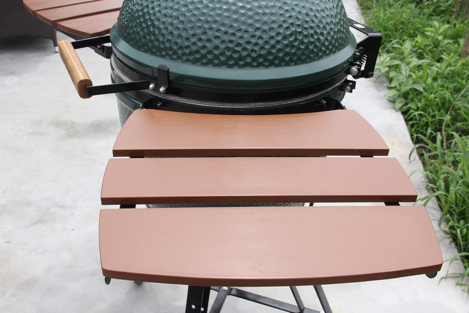 HDPE Grill Side Shelves - 3 Shelves Slats Q827