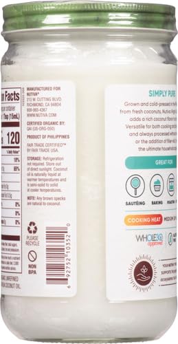 Organic Virgin Coconut Oil, 23 Ounce (Pack of 2) Y297581