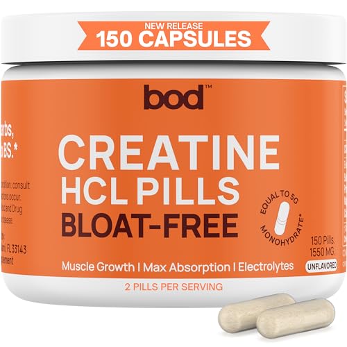 150 Capsules Creatine HCL Pills J240