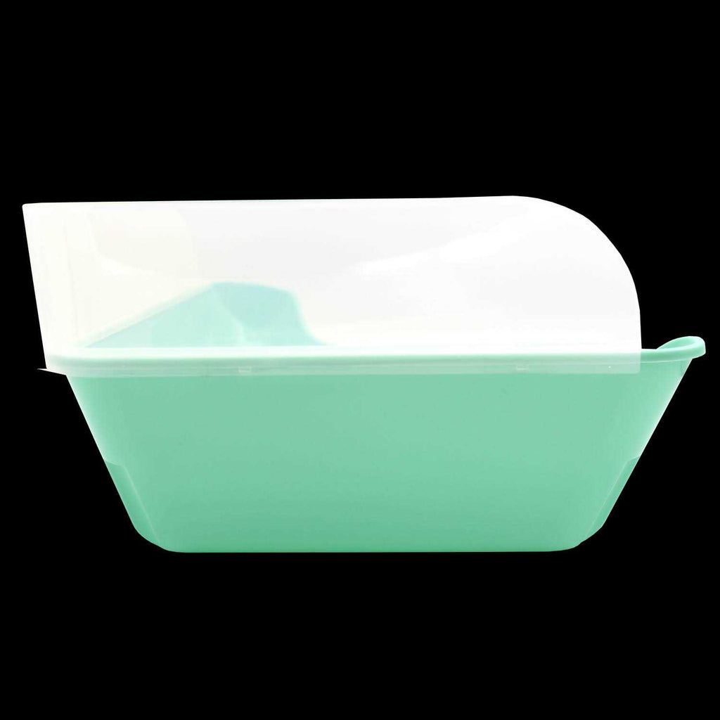 Corner Litter Pan with Removable Shield O472113