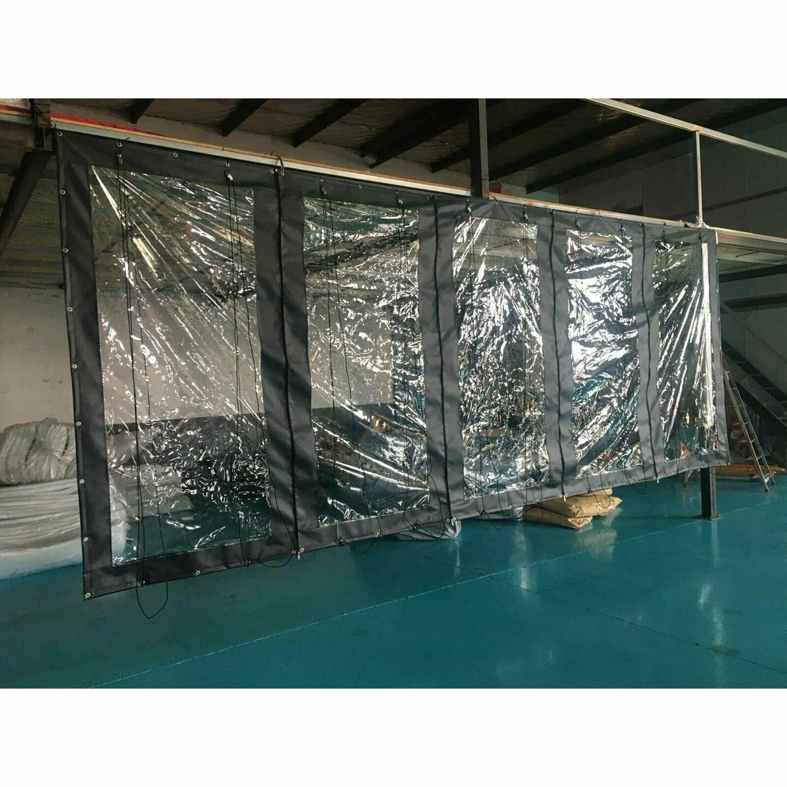 Clear Waterproof PVC Tarp Canopy 0.5mm B1934