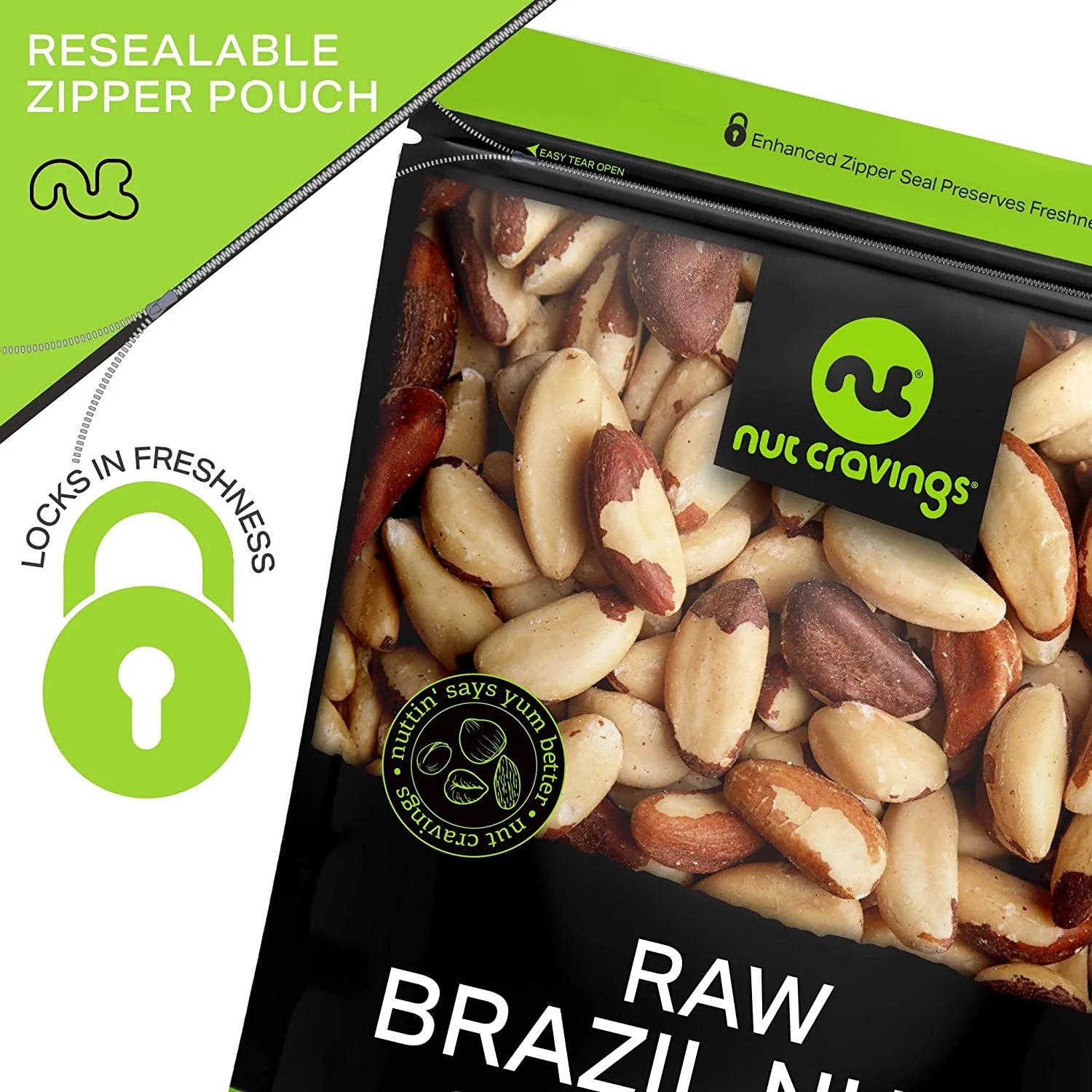Raw Unsalted Brazil Nuts (48oz - 3 lb) U600044