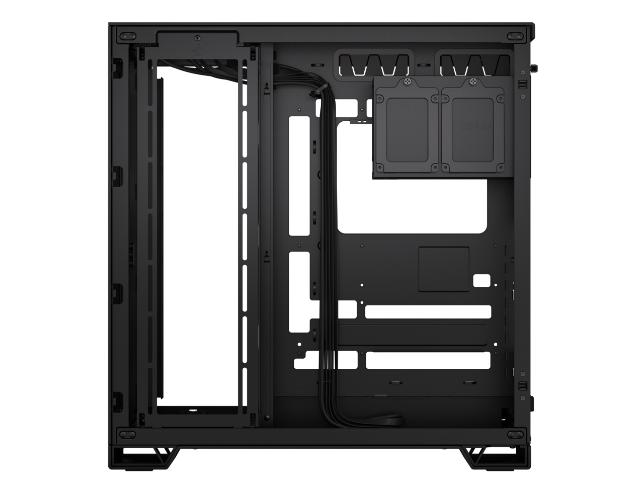 Black Super Mid-Tower Tempered Glass Airflow Case Q33087