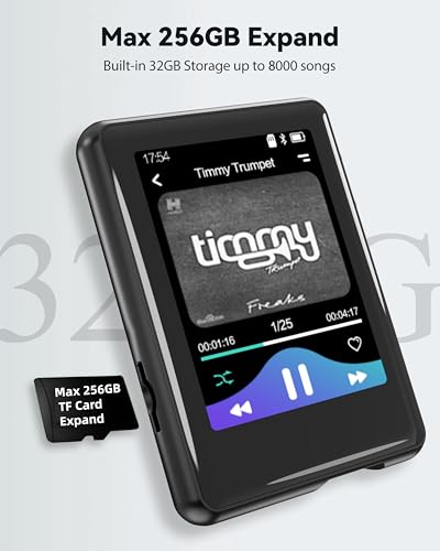 32GB Bluetooth MP3 Player with Touch Screen X63309
