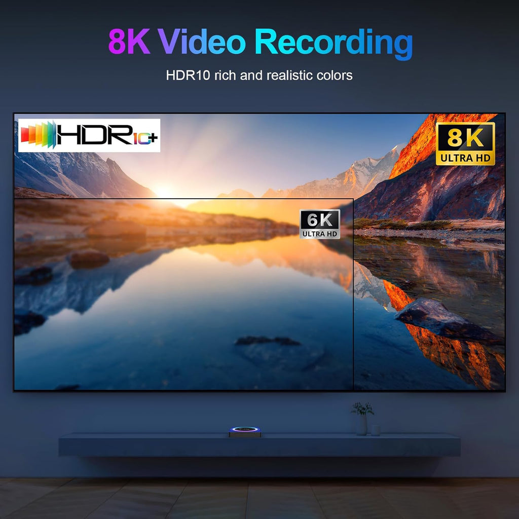 Android 13.0 TV Box, 4GB RAM 64GB ROM, WiFi6, HDR10 I156