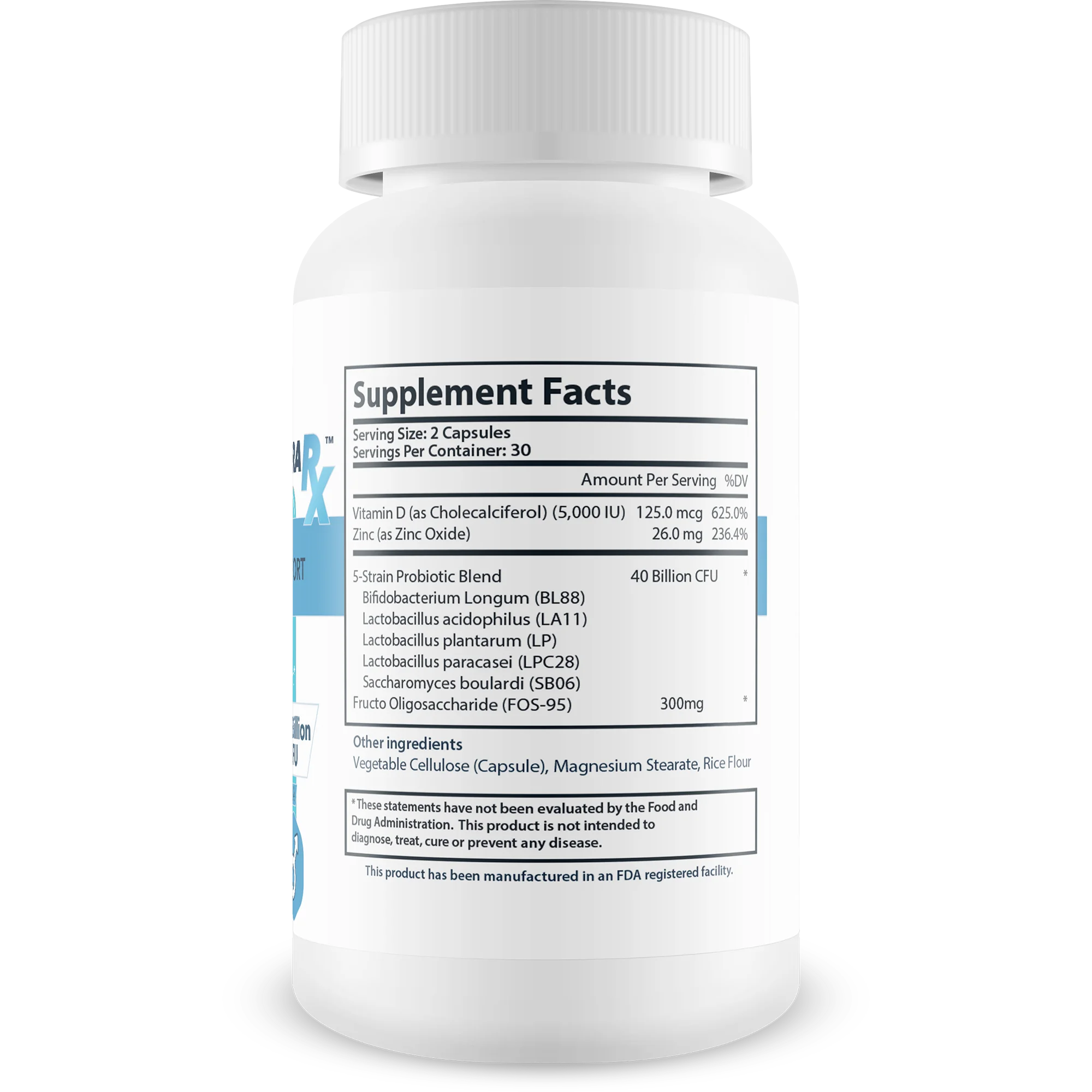 Male Probiotic Support with 40 Billion CFU W102698