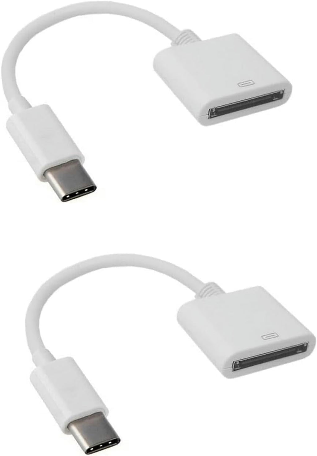 White 30pin Female to USB 3.1 Type-C Sync Data Charging Adapter Cables L4915