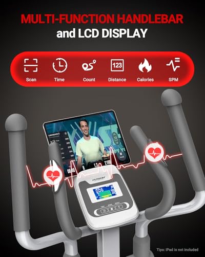Magnetic Elliptical Exercise Machine with 16-Level Resistance Control F7380