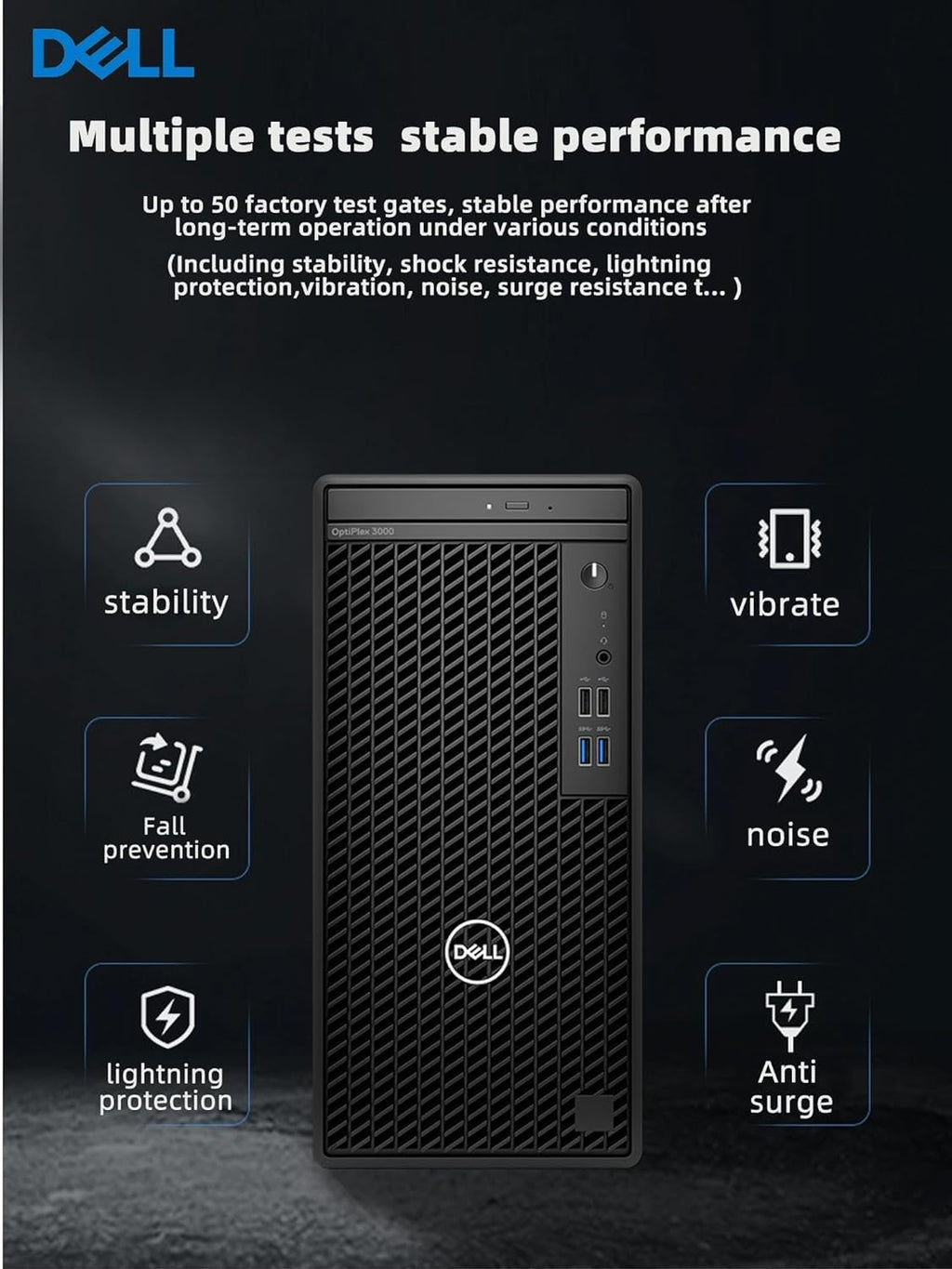 12th Gen Intel Core i5-12500 Tower Desktop with 32GB RAM 512GB SSD 1TB HDD T377319