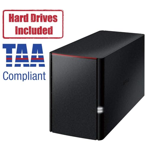 4TB 1-Bay NAS Network Attached Storage with HDD Hard Drives C845613