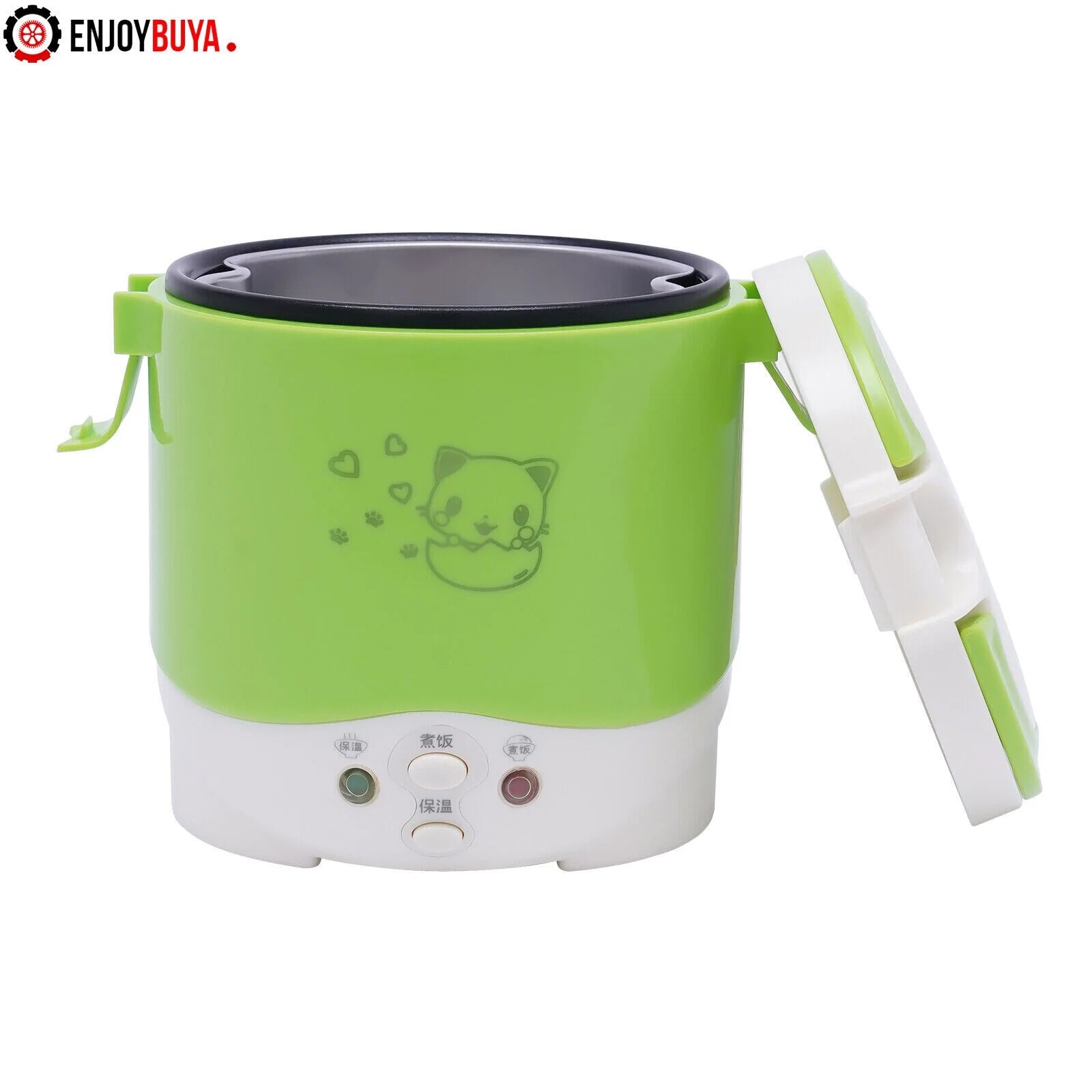 1L Mini Electric Rice Cooker with Measuring Cup and Spoon R7721
