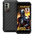 Rugged Smartphone 8150mAh 8GB+32GB 16MP Camera 5.45" HD+ IP68/IP69K Waterproof 4G Dual SIM Unlocked O347