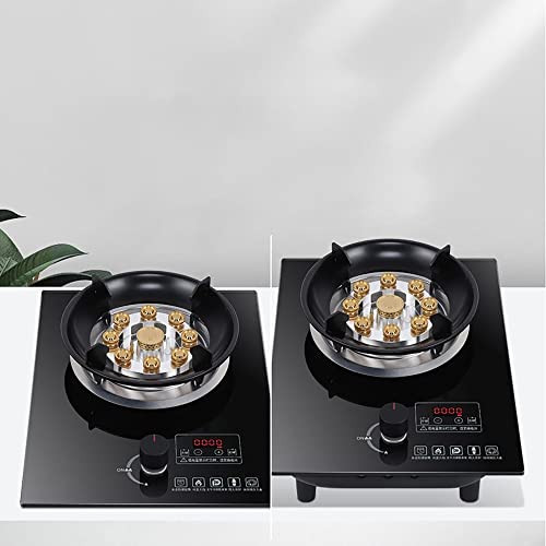 Black Tempered Glass Built-in Gas Cooker G9102