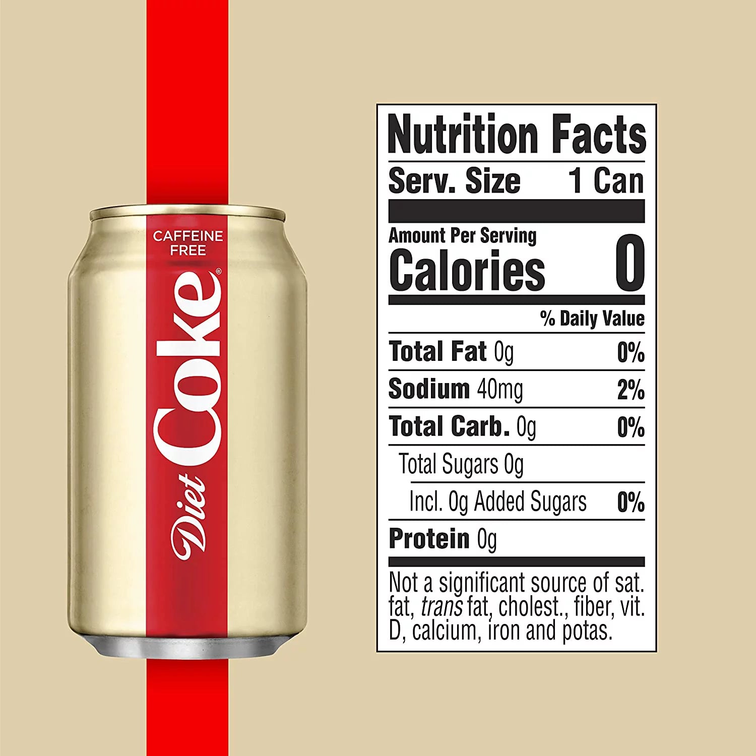 Caffeine Free 12oz Cans (Pack of 24) Q93740