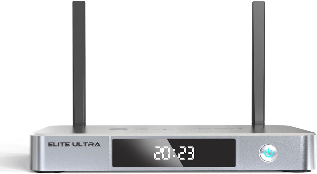 6K TV Box with 8K HDMI Cable, 64GB TF Card, 64GB USB Drive, Backlit Keyboard, Voice Remote, Android 12, 4GB RAM, 128GB Storage T3351