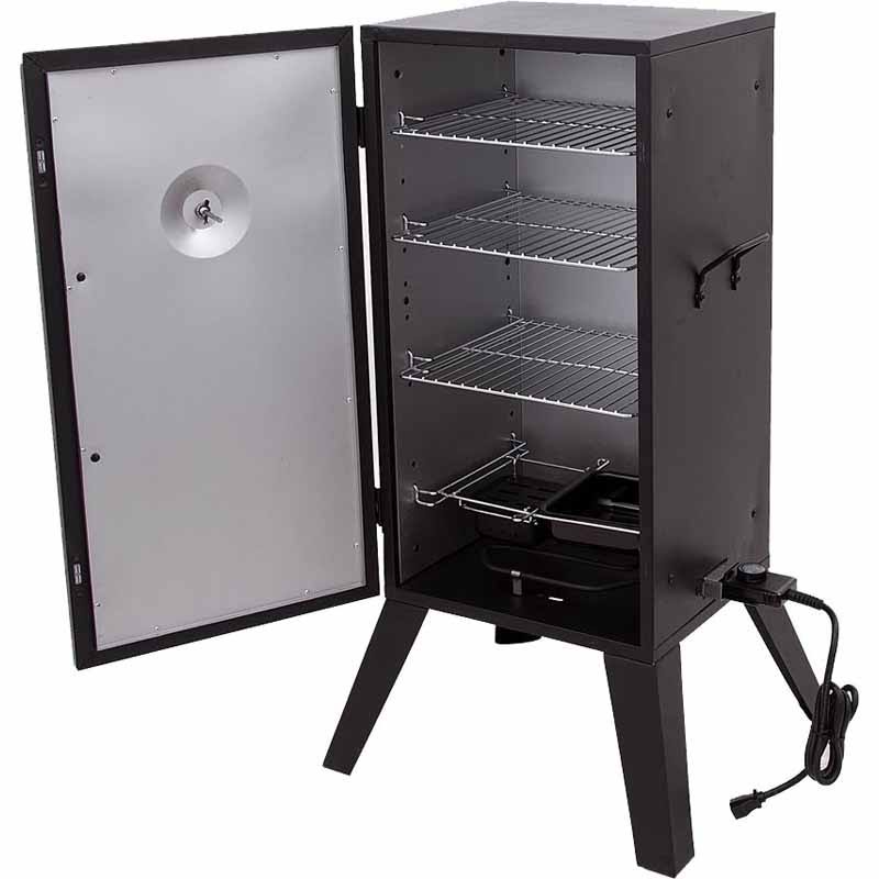 Black Electric Vertical Smoker R5911