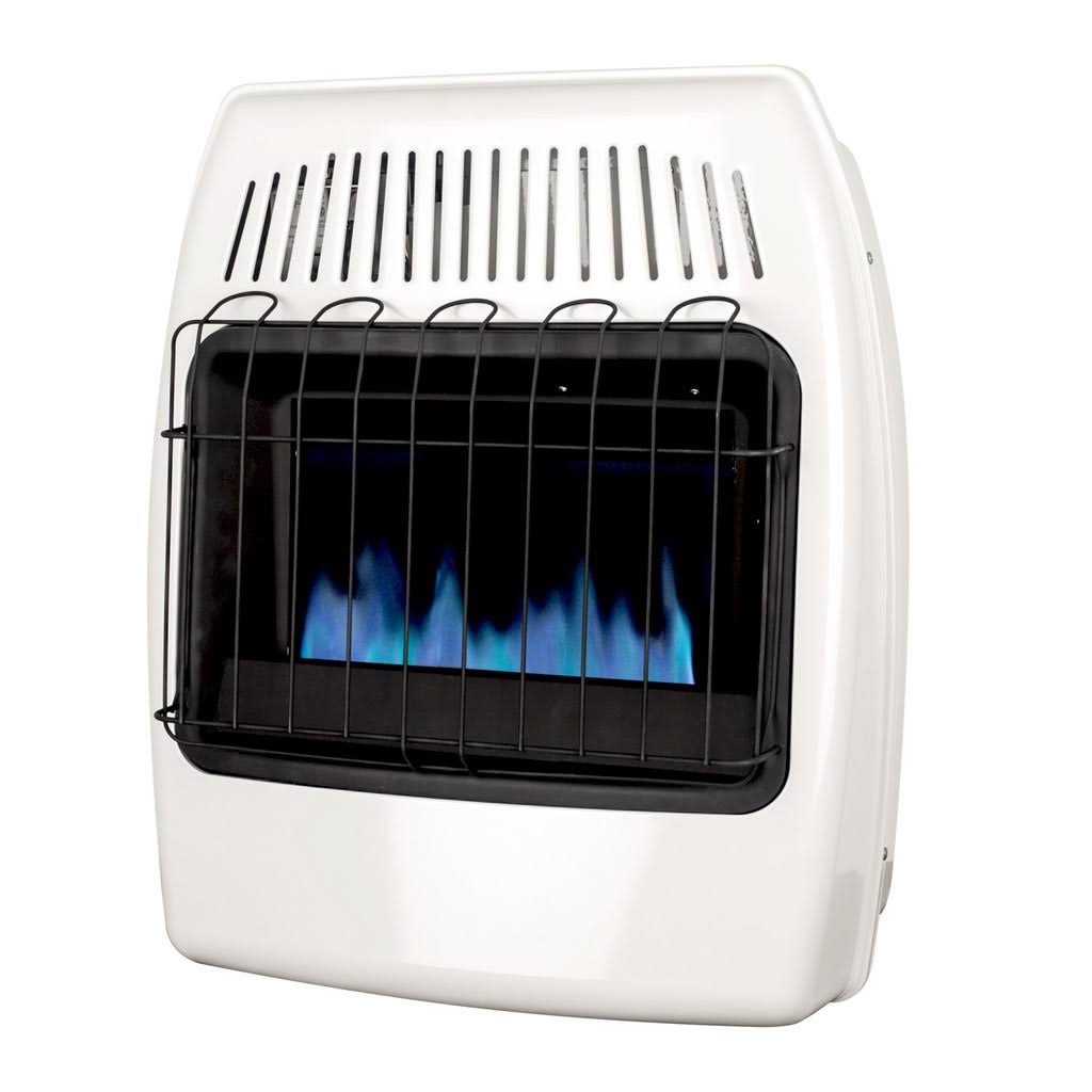 20,000 BTU Blue Flame Vent Free Liquid Propane Wall Heater V9642