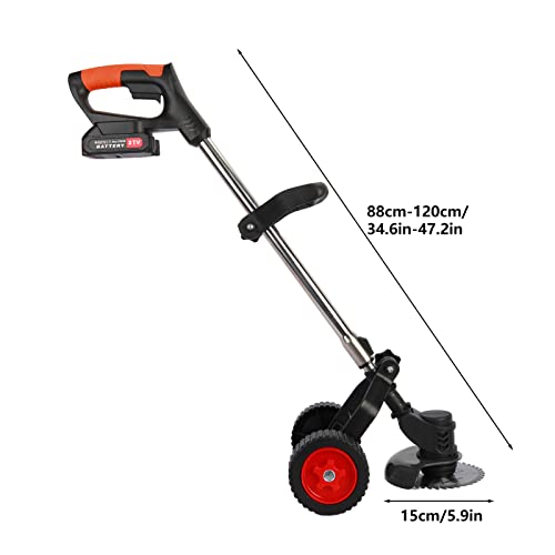 24V Cordless 3 in 1 Electric String Trimmer with 2 x 2000mAh Batteries Y4225