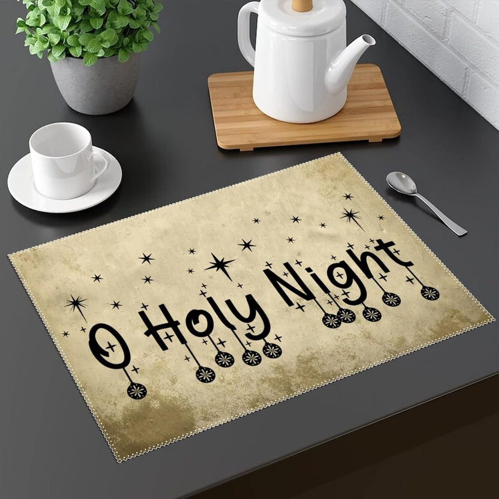 6 PCS Non-Slip Heat-Resistant Placemats U870038