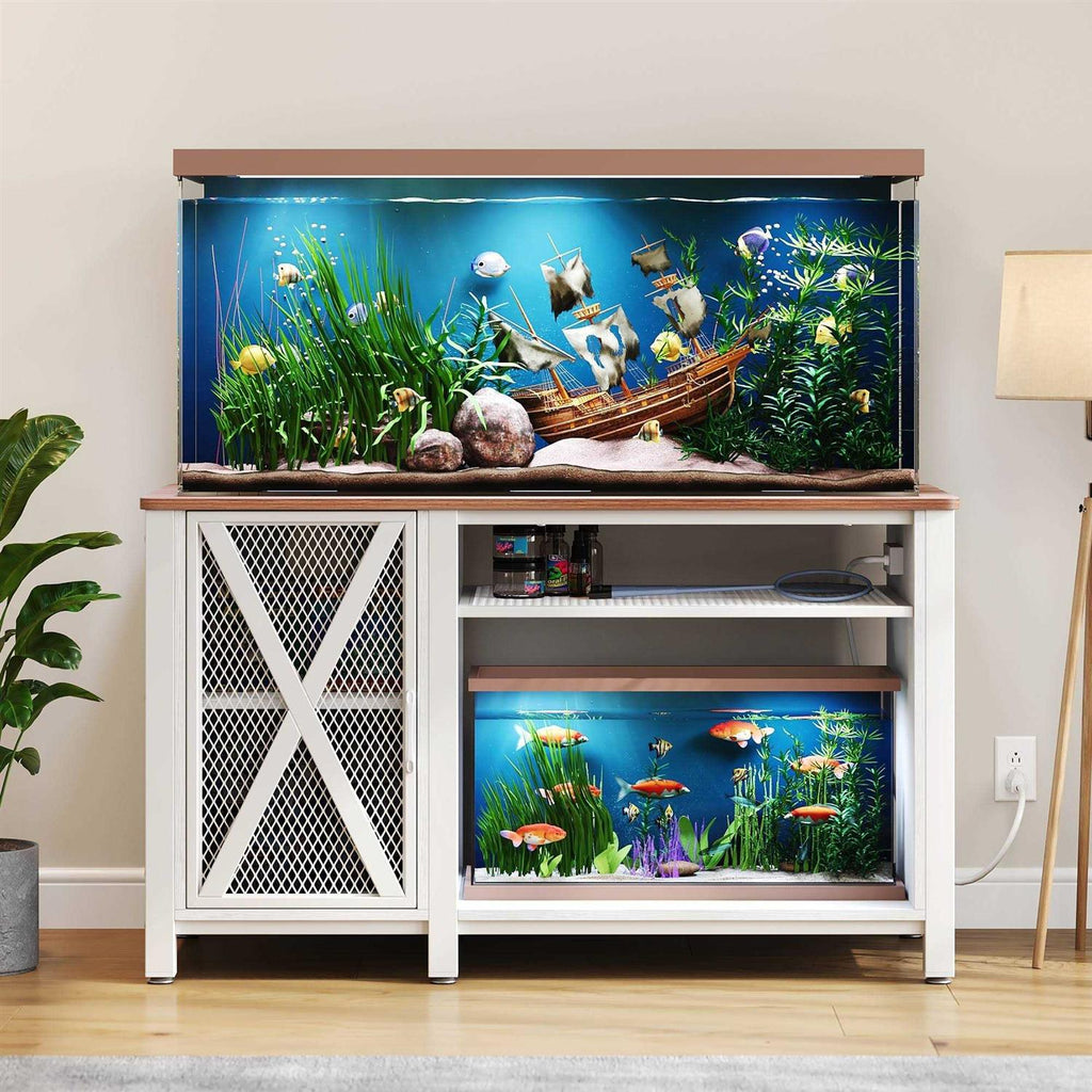 55-75 Gallon Aquarium Stand with Storage Cabinet S29300