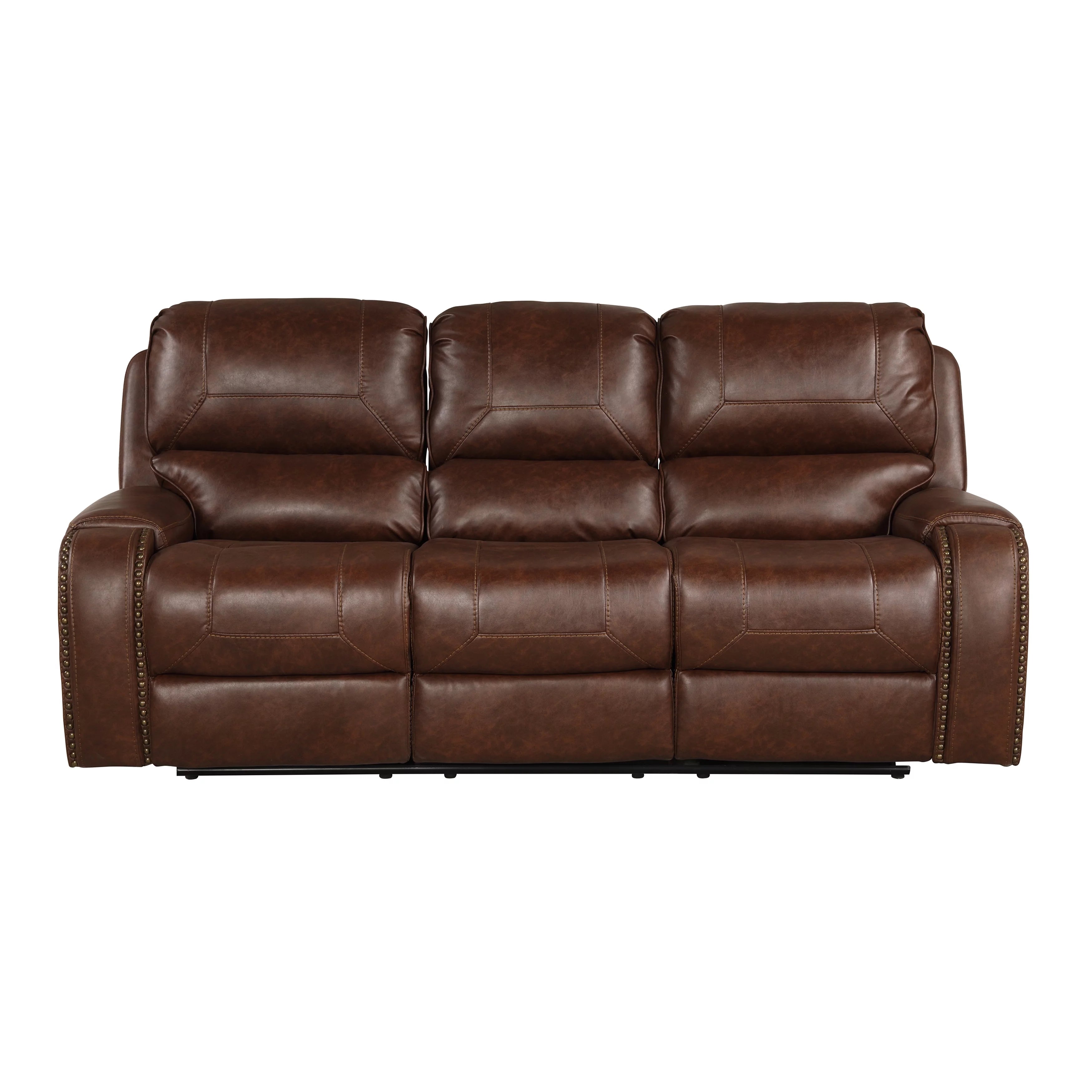Brown Leather 3-Piece Sofa Set Z8304